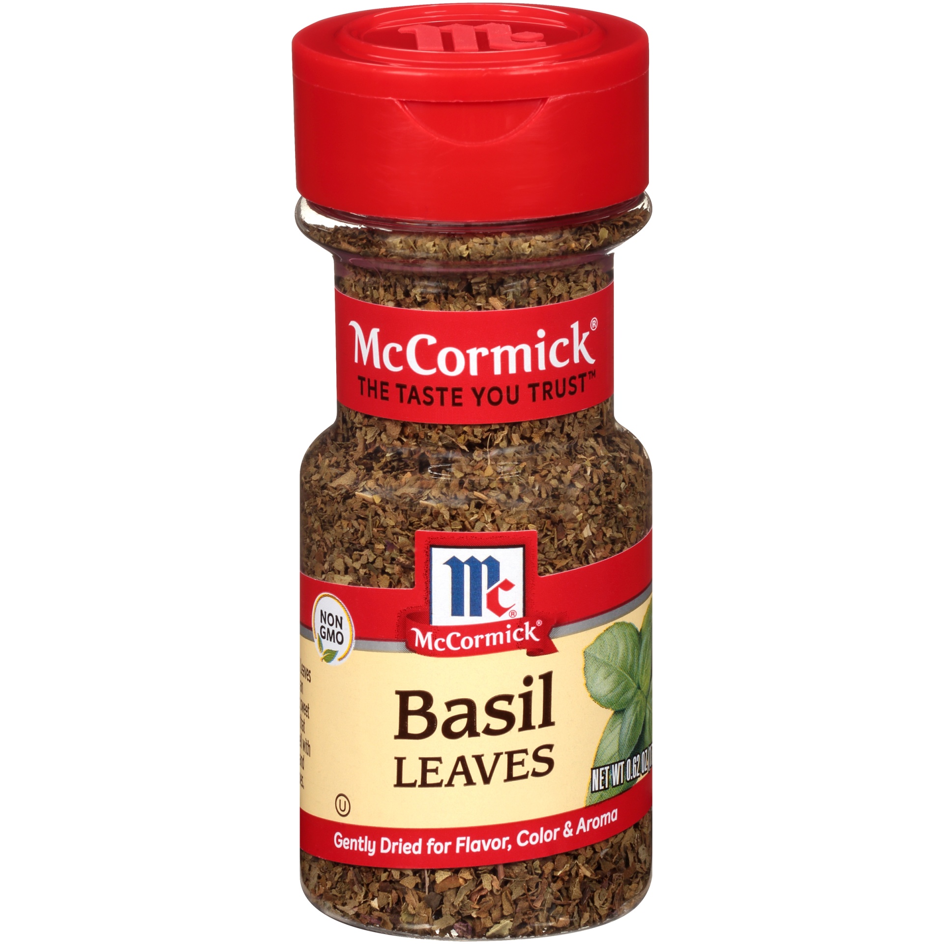 slide 1 of 3, McCormick Basil Leaves, 0.62 oz