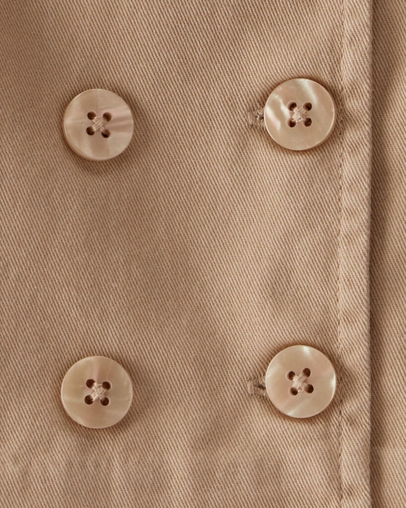 slide 2 of 2, Oshkosh Baby Twill Button-Down Jacket - Taupe Taupe 12M, 1 ct