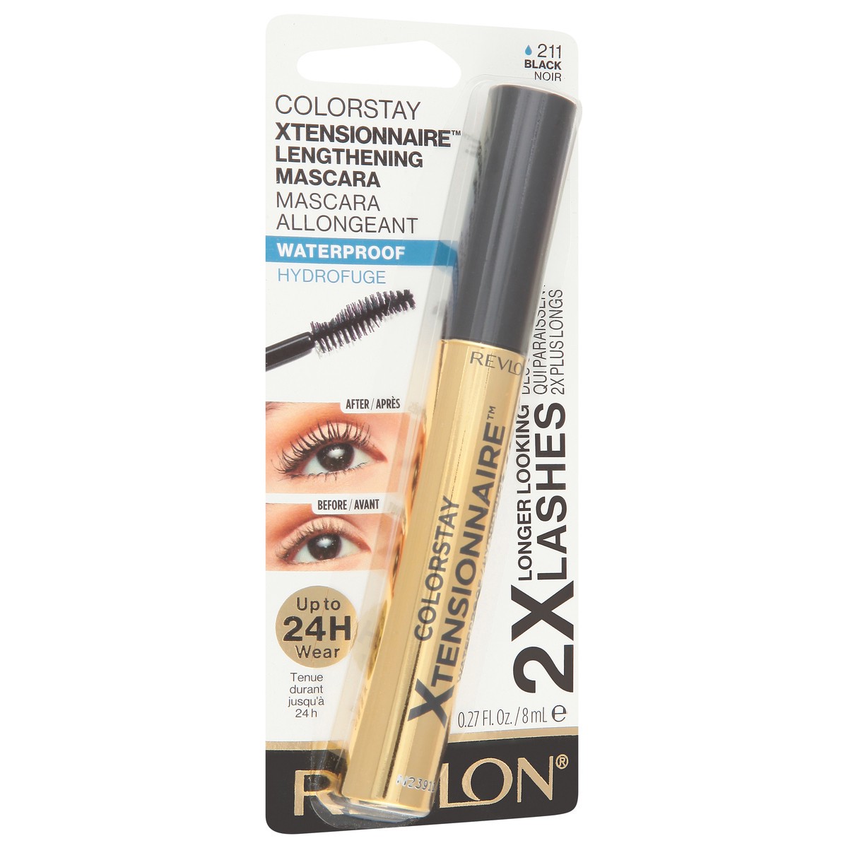 slide 10 of 12, Revlon ColorStay Waterproof Black Mascara 0.27 fl oz, 0.27 fl oz