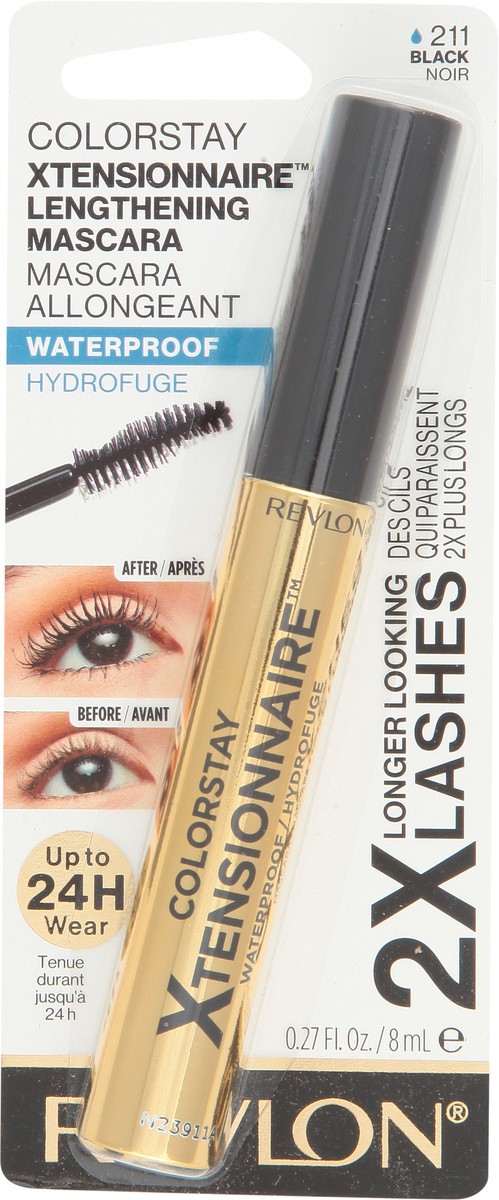 slide 4 of 12, Revlon ColorStay Waterproof Black Mascara 0.27 fl oz, 0.27 fl oz