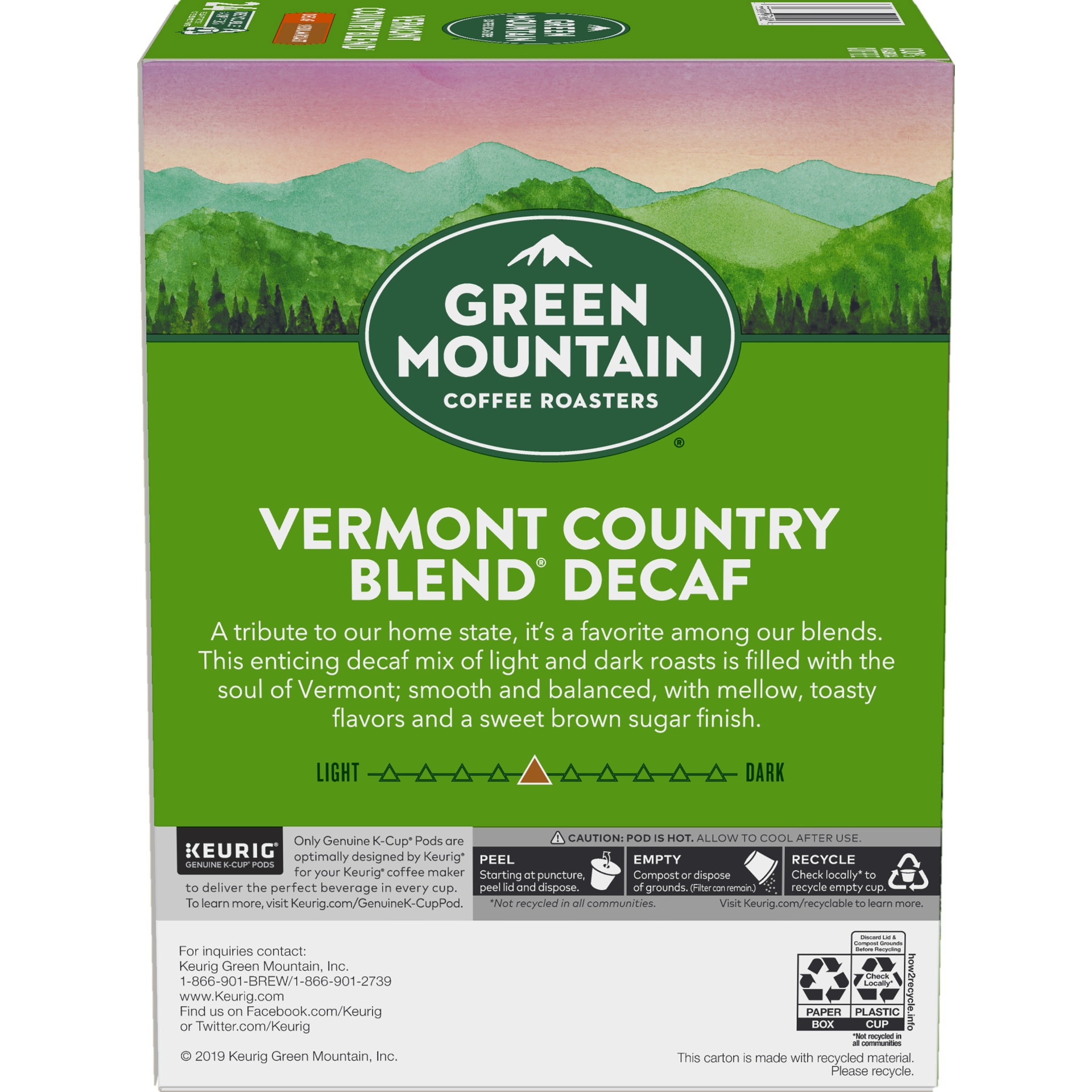 Green Mountain Coffee Vermont Country Blend KCups 24 ct Shipt