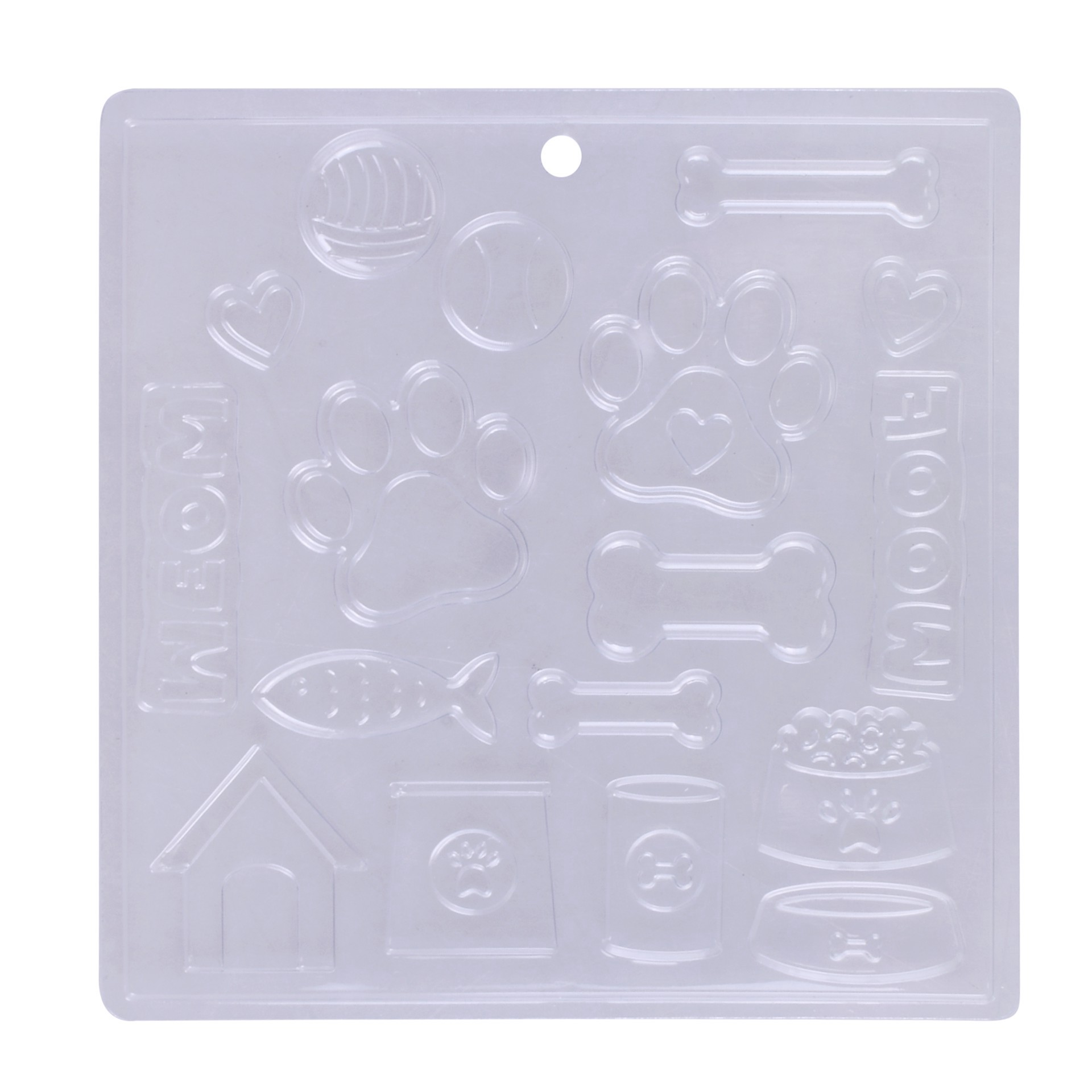 slide 2 of 4, Pets Plastic Candy Mold By Makery, 7 in x 7 in
