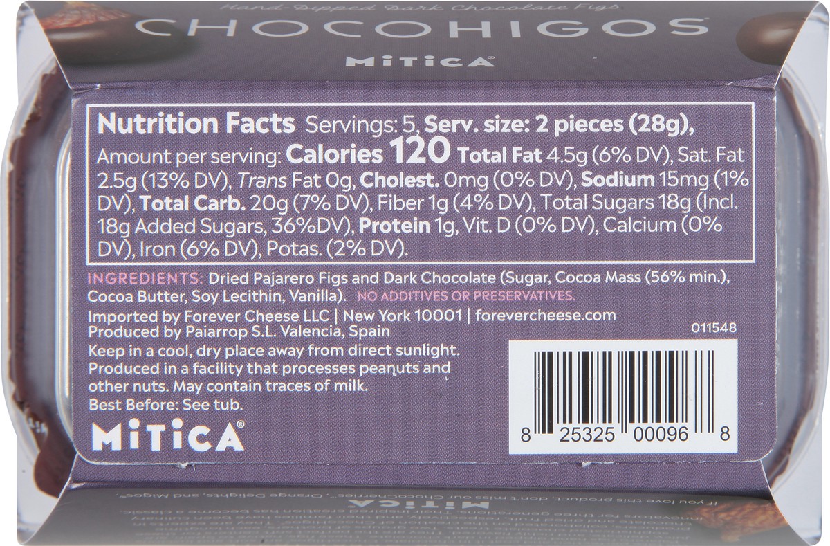 slide 3 of 14, Mitica ChocoHigos Hand Dipped Dark Chocolate Figs 4.94 oz, 4.94 oz