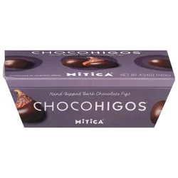 Mitica ChocoHigos Hand Dipped Dark Chocolate Figs 4.94 oz