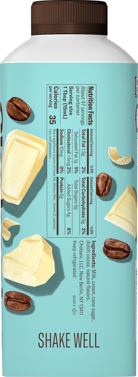 slide 3 of 13, Chobani White Chocolate Mocha Coffee Creamer, 24 fl oz