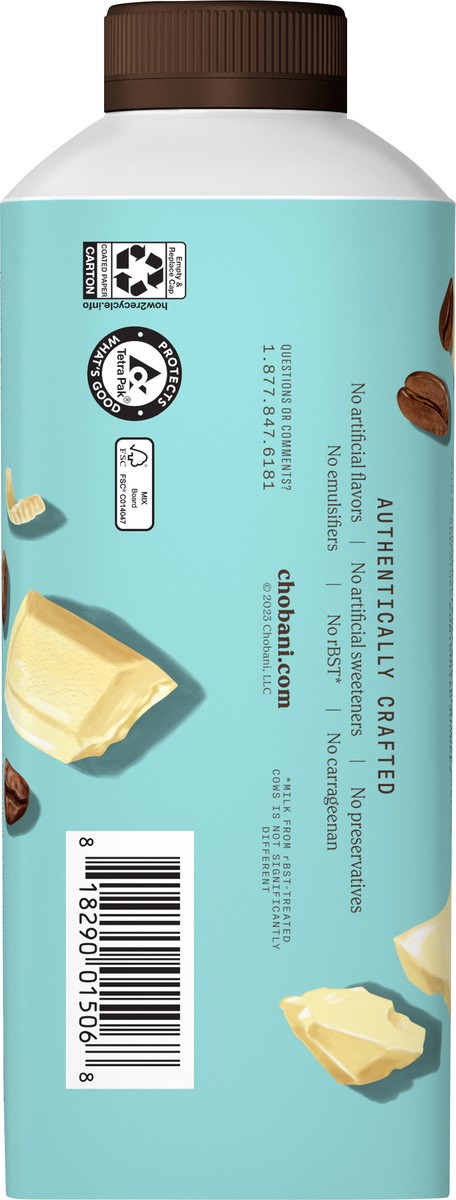 slide 7 of 13, Chobani White Chocolate Mocha Coffee Creamer, 24 fl oz
