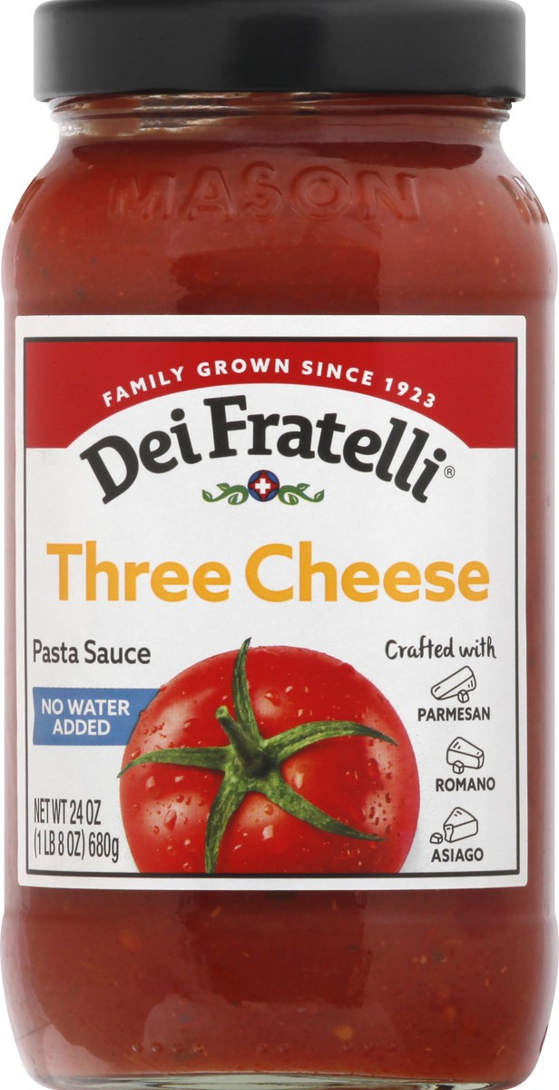 slide 1 of 13, Dei Fratelli Three Cheese Pasta Sauce - 24 oz, 24 oz