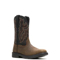 Wolverine Men's Rancher Level ST Work Footwear, Brown, Size 9