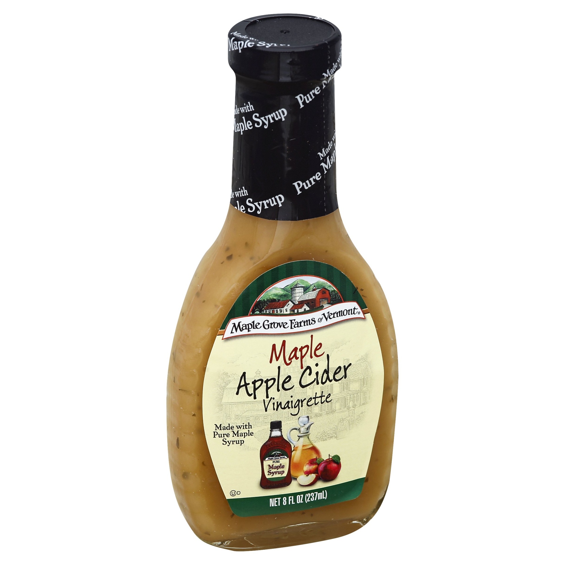 slide 1 of 8, Maple Grove Farms Vinaigrette, Maple Apple Cider, 8 oz