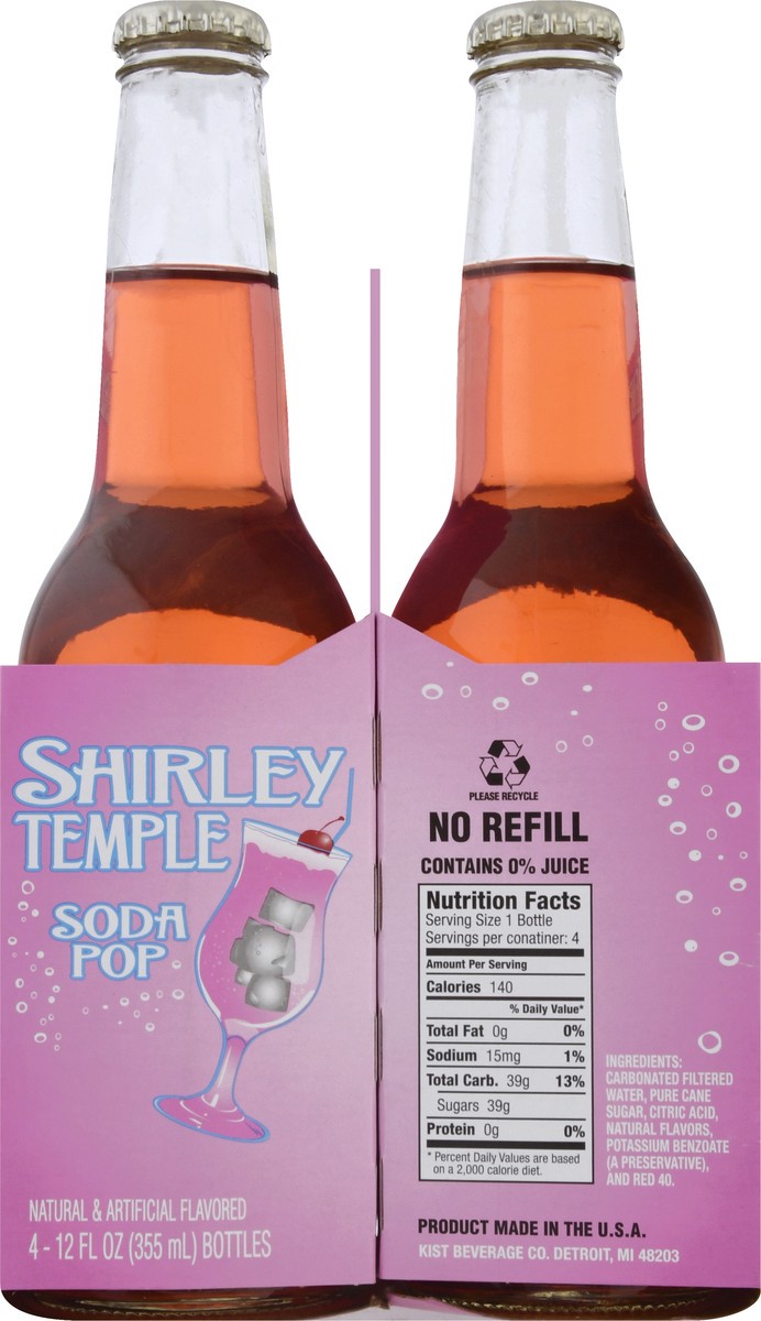 slide 12 of 13, Kist Shirley Temple Soda Pop - 4 ct, 4 ct; 12 oz
