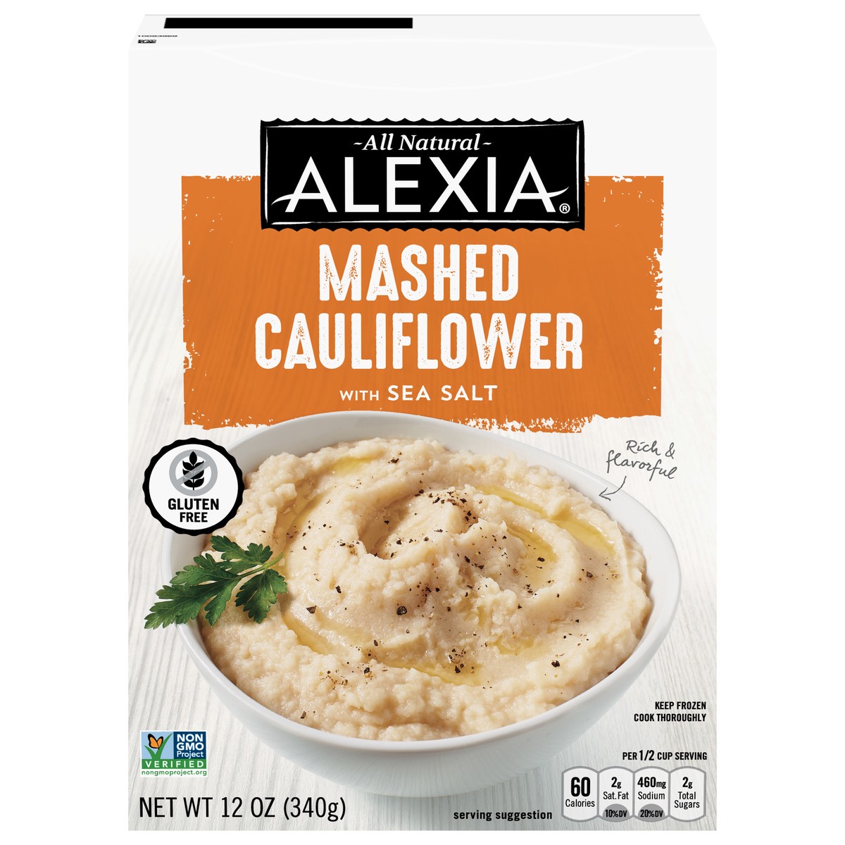 slide 1 of 5, Alexia Mashed Cauliflower, 12 oz