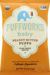 Puffworks Baby Peanut Butter Puffs 0.5 oz