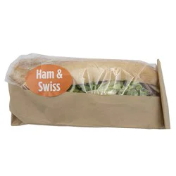 Weis2Go Small Ham and Swiss Hoagie