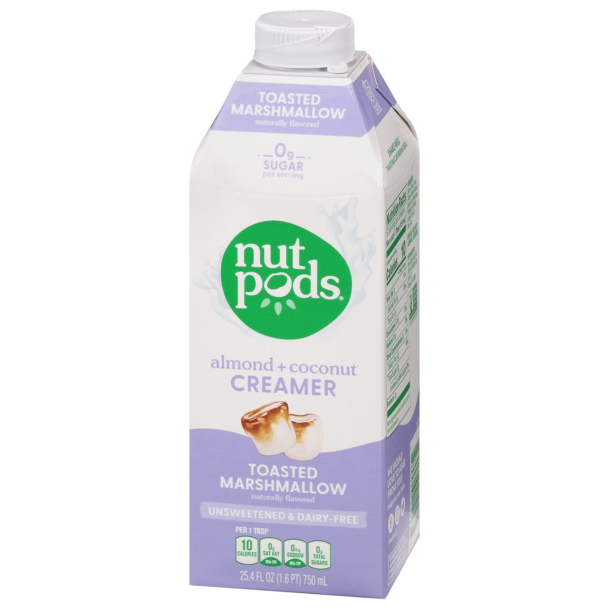 slide 5 of 9, nutpods Almond + Coconut Toasted Marshmallow Creamer 25.4 fl oz, 25.4 fl oz