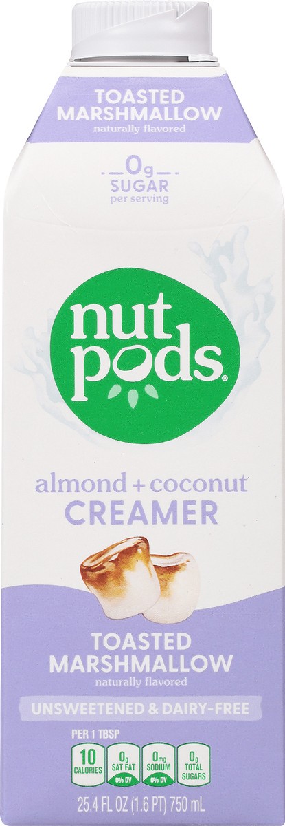 slide 2 of 9, nutpods Almond + Coconut Toasted Marshmallow Creamer 25.4 fl oz, 25.4 fl oz