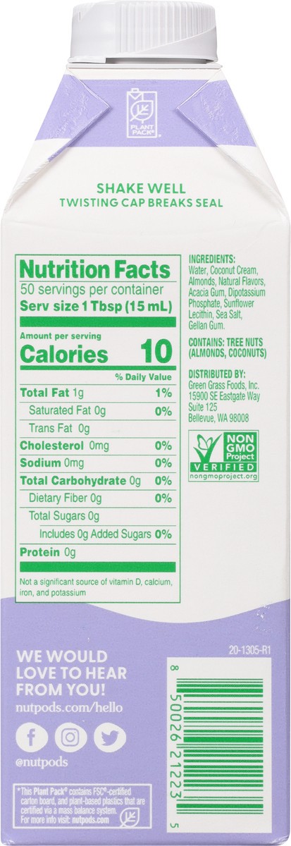 slide 6 of 9, nutpods Almond + Coconut Toasted Marshmallow Creamer 25.4 fl oz, 25.4 fl oz