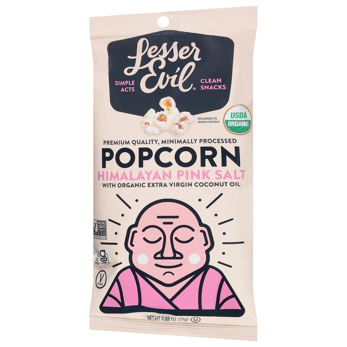 slide 5 of 13, LesserEvil Himalayan Pink Salt Popcorn 0.88 oz, 0.88 oz