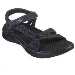 Skechers Women's Go Walk Flex Sandal Sublime - Black - Size 6