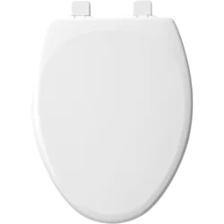 Mayfair Whisper Sta-Tite Elongated Toilet Seat, White