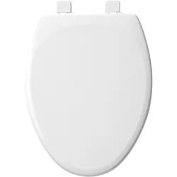 Mayfair Whisper Sta-Tite Elongated Toilet Seat, White