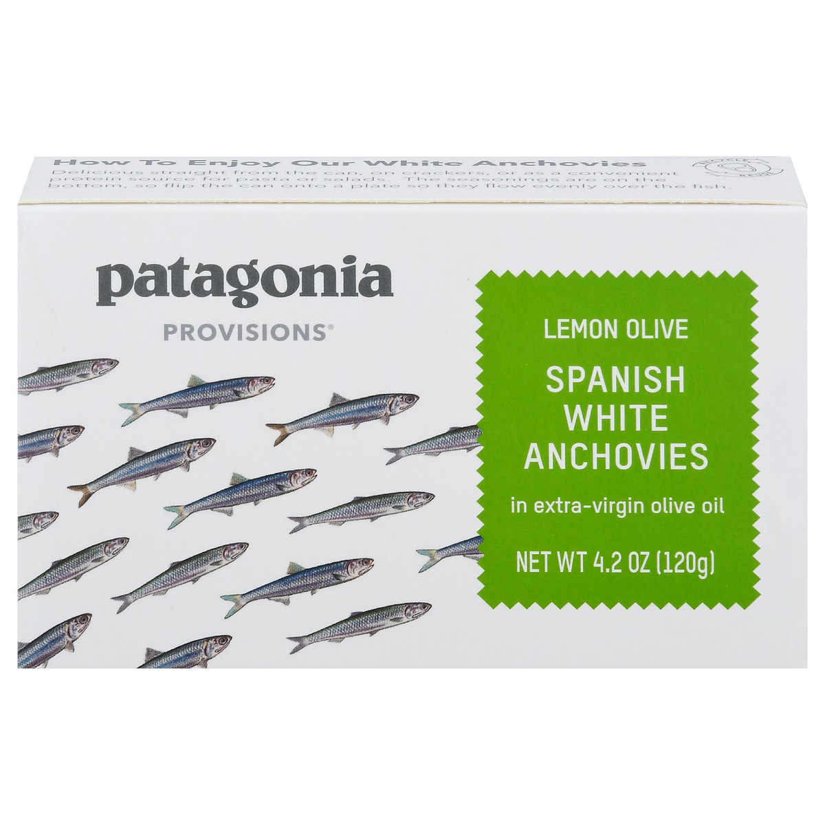 slide 1 of 9, Patagonia Provisions Spanish White Lemon Olive Anchovies 4.2 oz, 4.2 oz