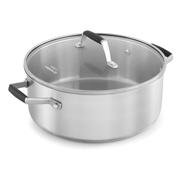 slide 1 of 5, Calphalon Select by Calphalon Stainless Steel Dutch Oven, 5 qt