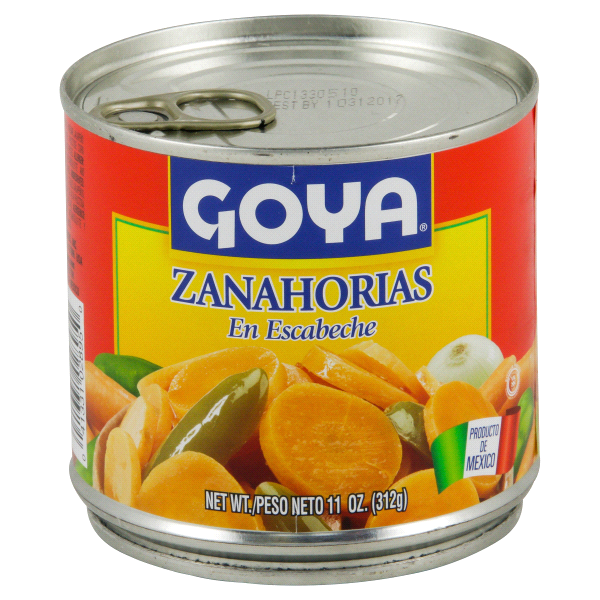 slide 1 of 4, Goya Zanahorias En Escabeche, 12 oz