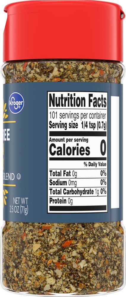 slide 4 of 4, Kroger Salt Free Lemon Pepper Seasoning - 2.5 Oz, 2.5 oz