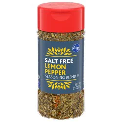 Kroger Salt Free Lemon Pepper Seasoning - 2.5 Oz