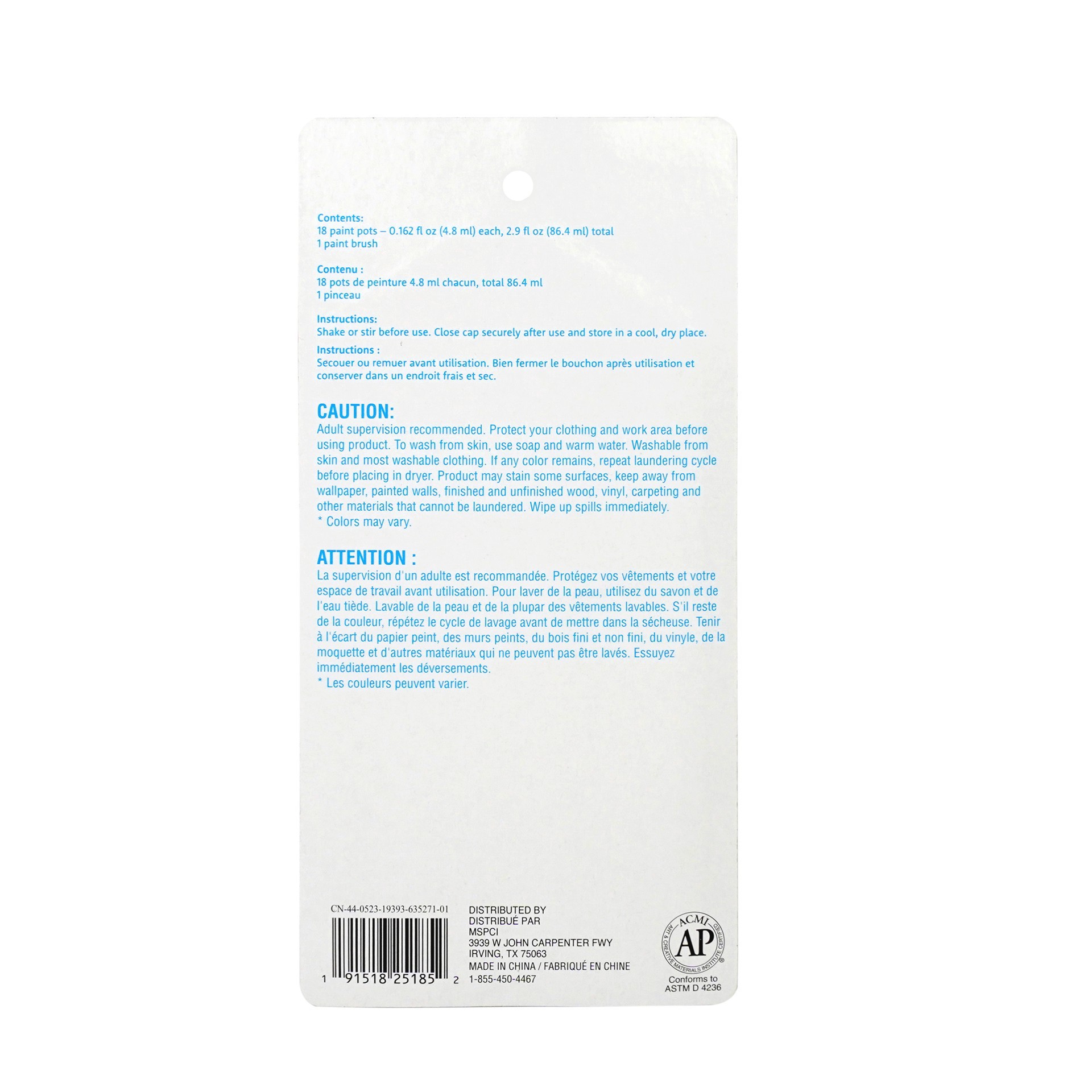 slide 3 of 5, Washable Paint Pots, 18ct. By Creatology, 18 ct