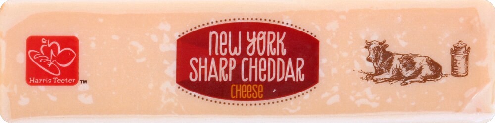 slide 2 of 2, Harris Teeter™ New York Sharp Cheddar Chunk, 16 oz