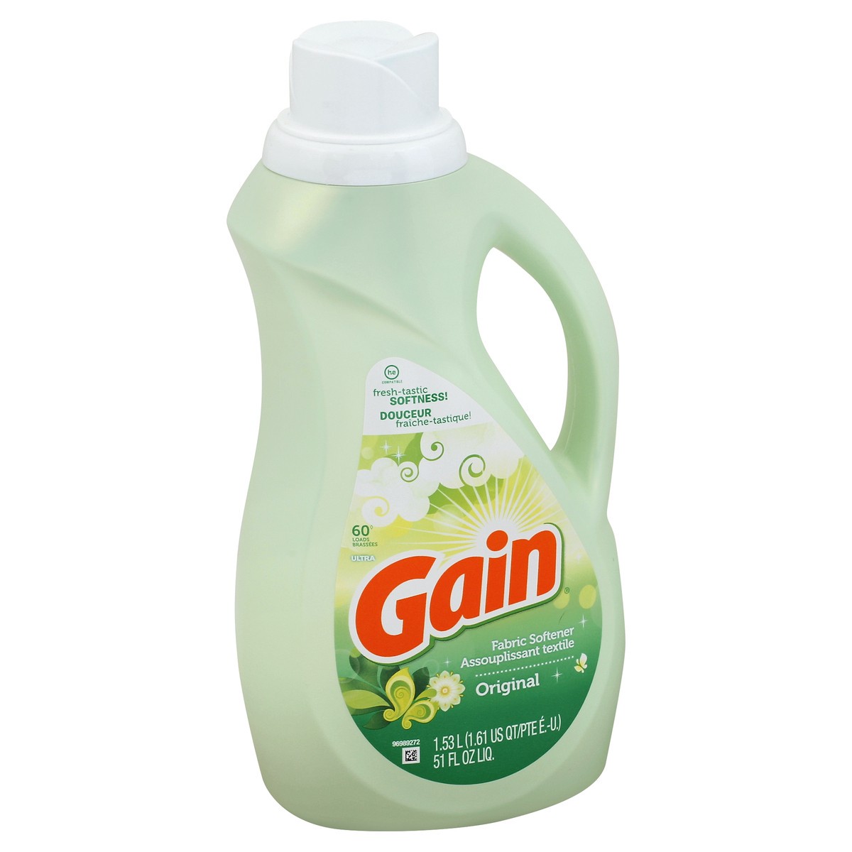 slide 2 of 3, Gain Fabric Softener 51 oz, 51 oz