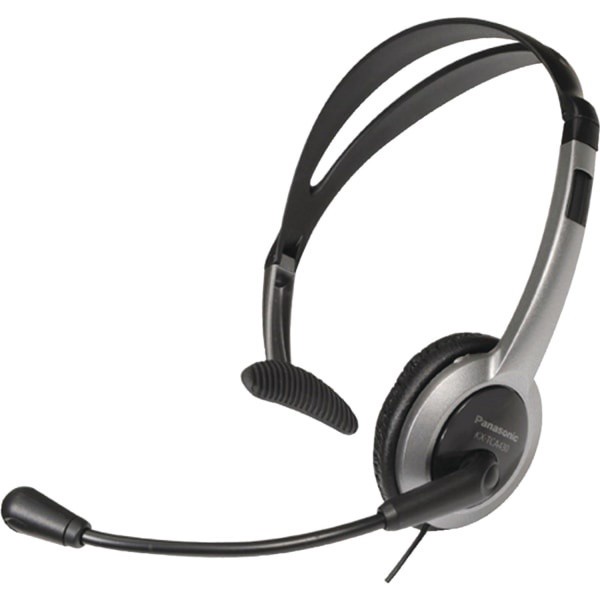 slide 5 of 7, Panasonic Kx-Tca430 Headset - Mono - Sub-Mini Phone - Wired - Over-The-Head - Monaural - Semi-Open - 4 Ft Cable, 1 ct