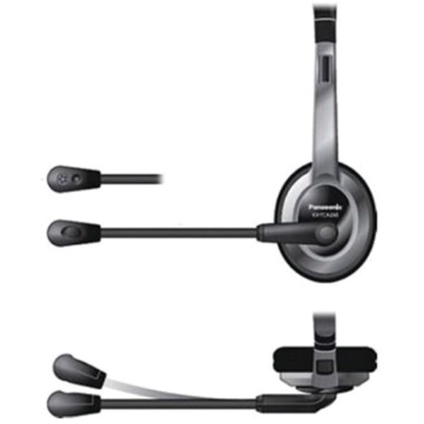 slide 2 of 7, Panasonic Kx-Tca430 Headset - Mono - Sub-Mini Phone - Wired - Over-The-Head - Monaural - Semi-Open - 4 Ft Cable, 1 ct