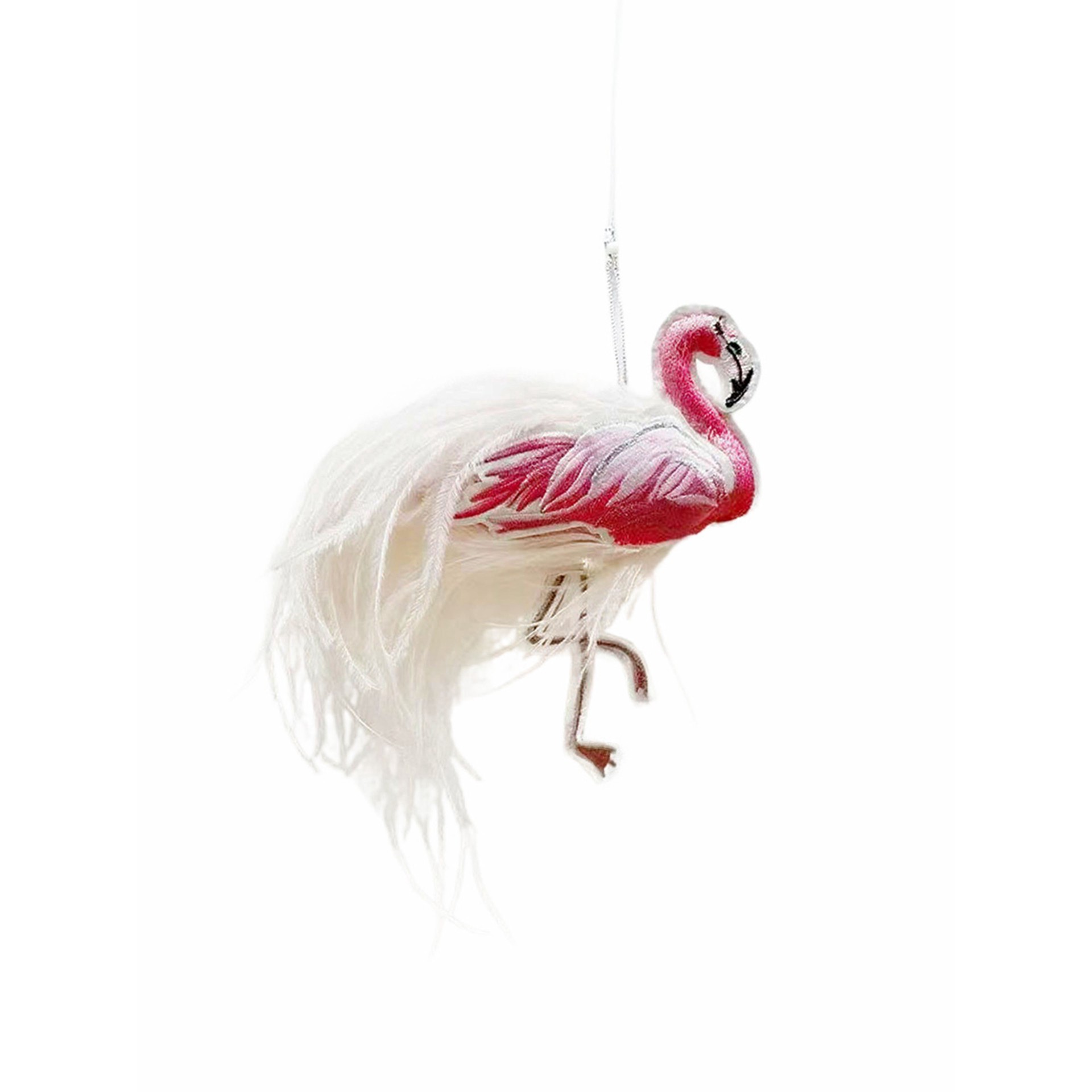 slide 2 of 3, 6" Pink Flamingo Ornament By Ashland, 6 in