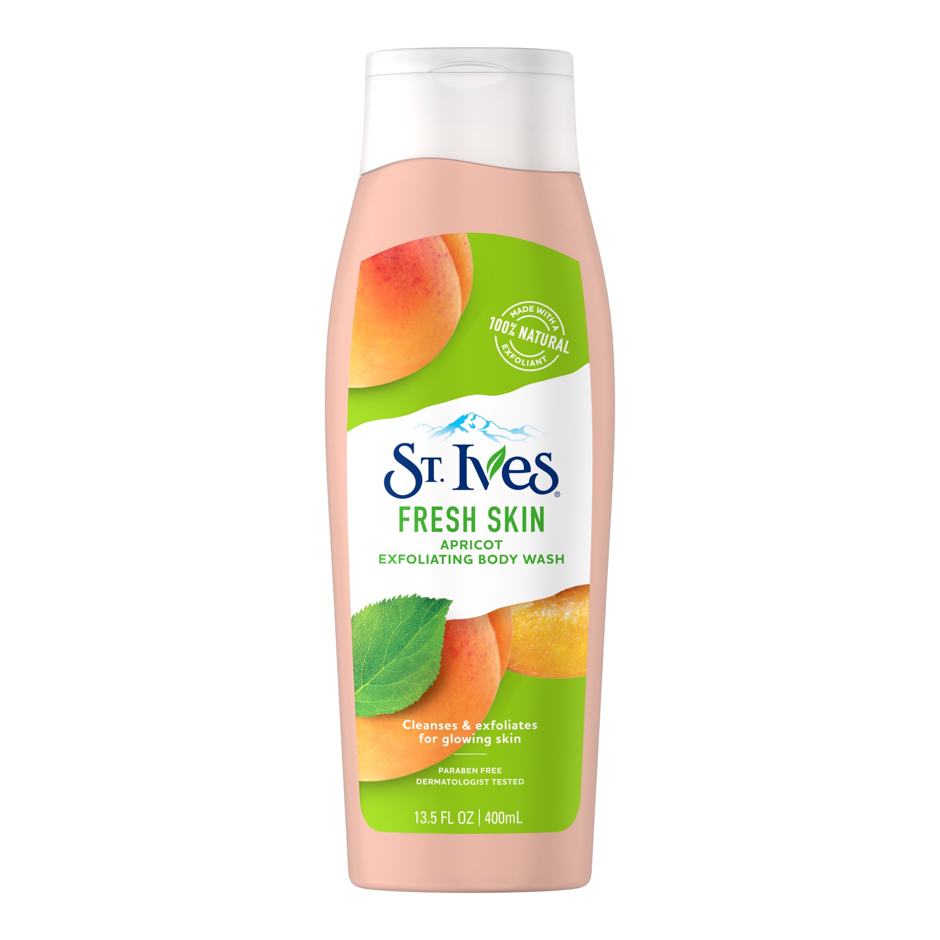 slide 1 of 4, St. Ives Smooth & Glow Body Wash Apricot, 13.5 oz, 13.5 oz