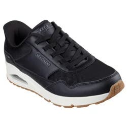 Skechers Street Men's Uno Banksia Shoes, Black, Size 10 Wide