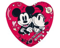 Galerie Valentine's Day Mickey & Minnie Chocolate Heart Tin