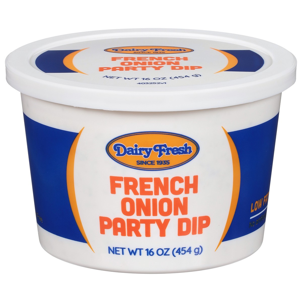 slide 1 of 9, Dairy Fresh French Onion Party Dip 16 oz, 16 oz