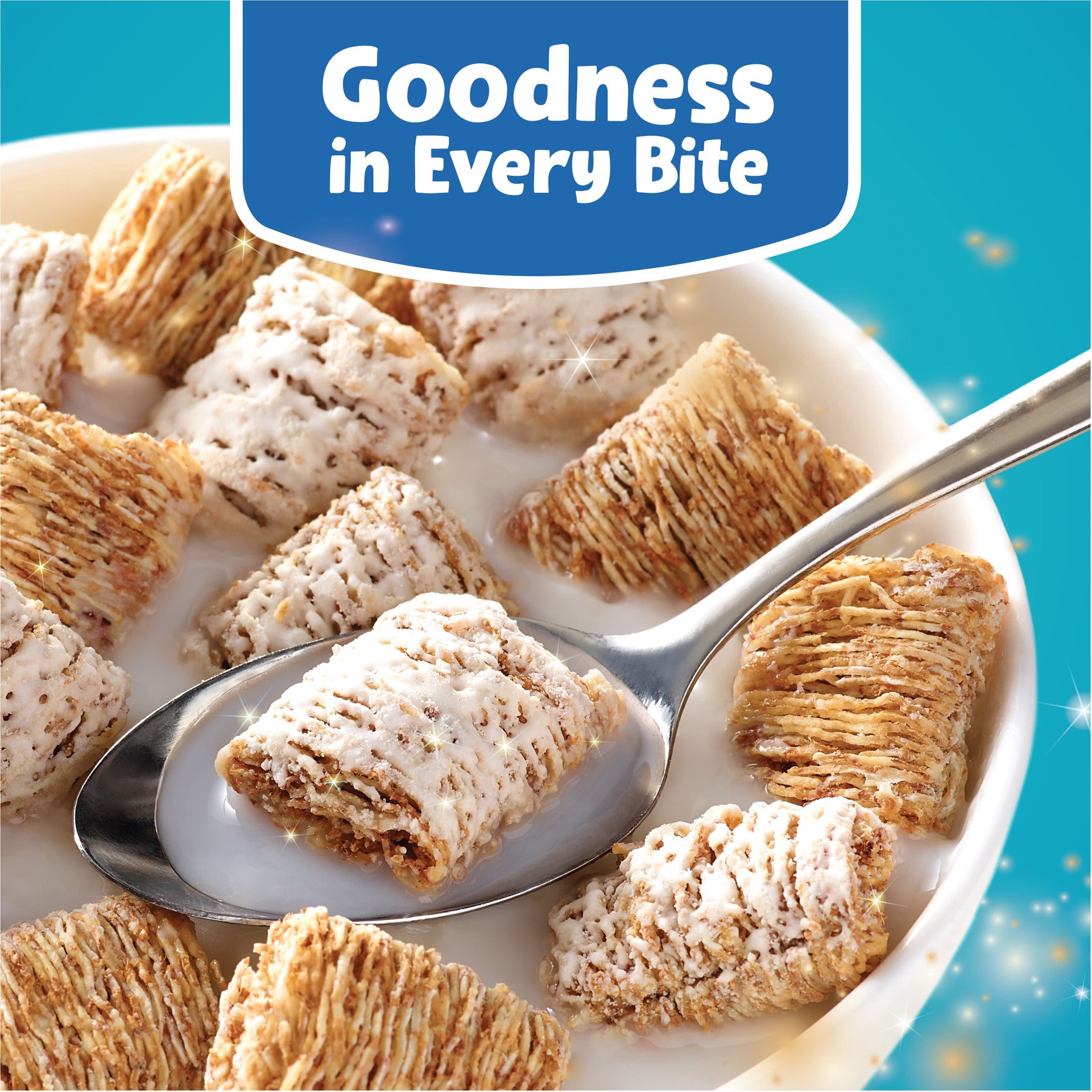 slide 4 of 5, Frosted Mini-Wheats Whole Grain Cinnamon Roll Cereal 14.3 oz, 14.3 oz