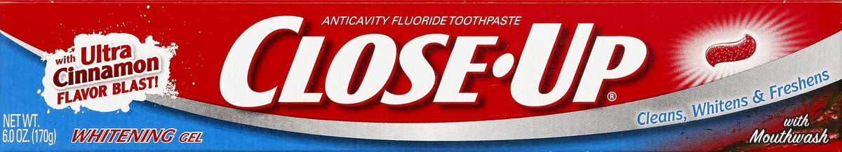 slide 2 of 6, Close-Up Toothpaste 6 oz, 6 oz