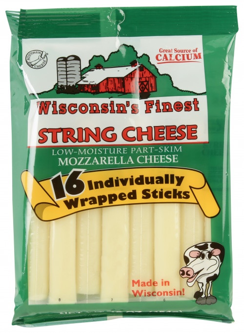 slide 1 of 1, Wisconsin's Finest String Cheese, 16 oz