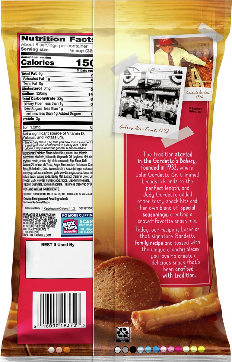 slide 14 of 15, Gardetto's Snack Mix, Original Recipe, Snack Bag, 8.6 oz, 8.6 oz