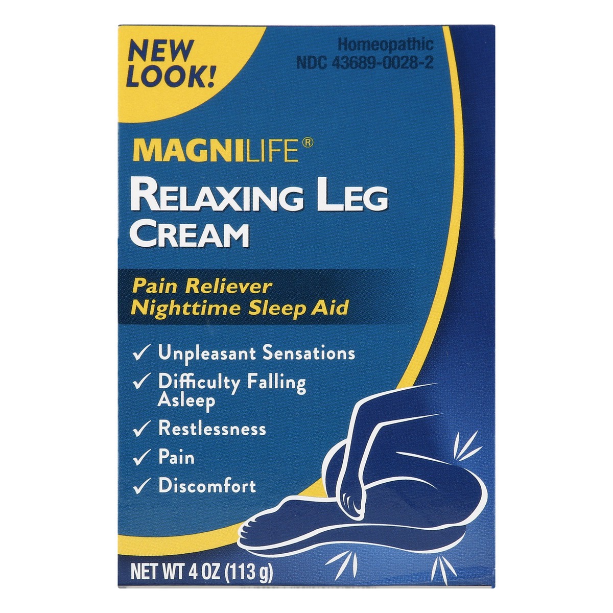 slide 1 of 9, MagniLife Relaxing Legs Cream, 4 Oz, 1 ct