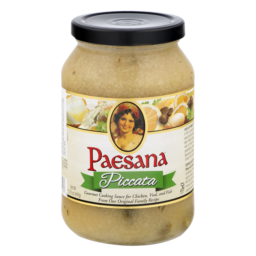 slide 1 of 2, Paesana Cooking Sauce Piccata, 15 oz