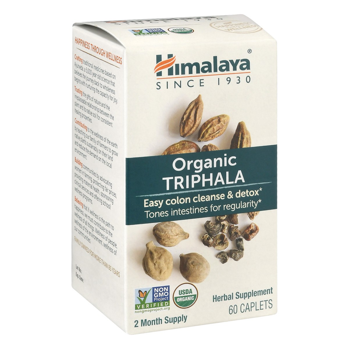 slide 3 of 9, Himalaya Organic Triphala, 60 ct