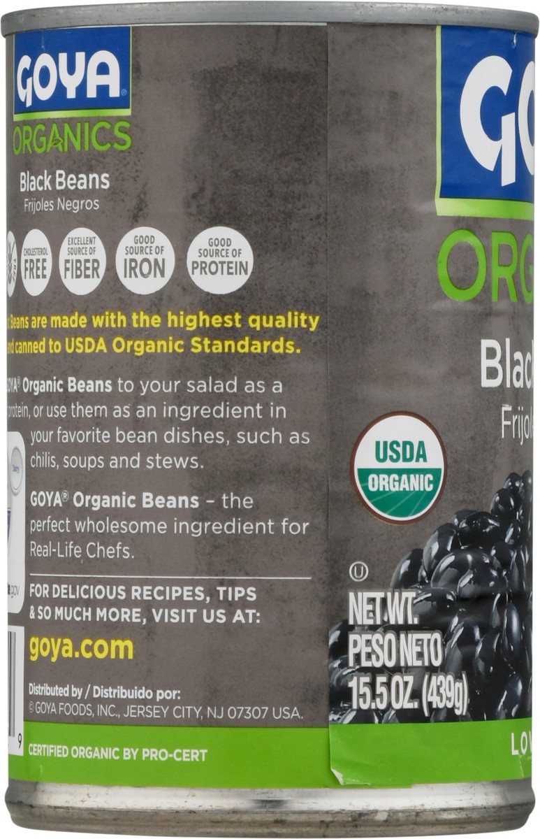 slide 3 of 9, Goya Organics Low Sodium Black Beans 15.5 oz, 15.5 oz