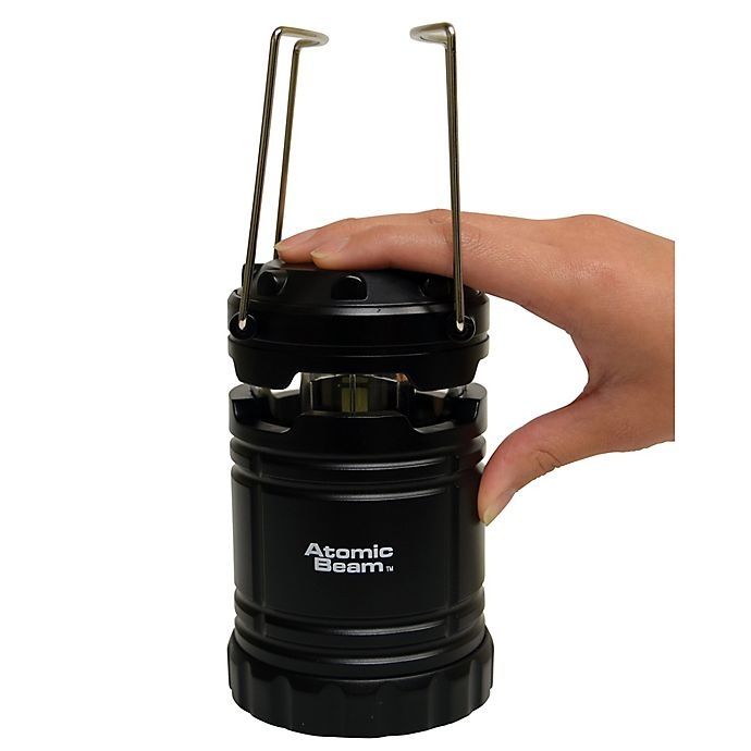 slide 2 of 5, As Seen on TV Atomic Beam Battery Operated Lantern - Black, 1 ct