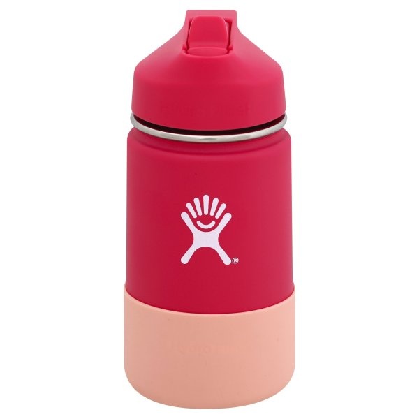 slide 1 of 1, Hydro Flask Wide Mouth Kids Watermelon Bottle, 12 oz