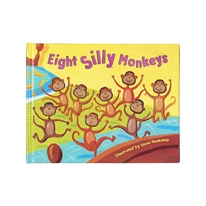 slide 1 of 1, Bendon Publishing Eight Silly Monkeys Storybook, 1 ct